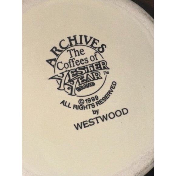 Set Of 2 Archives Coffee Mugs Bright & Early Old Glory Retro Patriotic Designs C - Picture 9 of 9